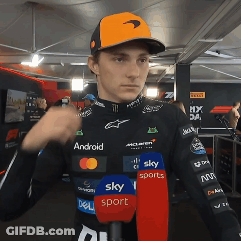 A Man Wearing A Black Shirt That Says Android And Sky Sports GIF