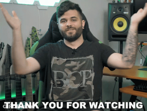 A Man Wearing A Black Shirt That Says Bcp On It GIF