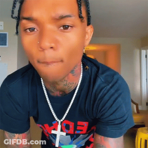 A Man Wearing A Black Shirt That Says Edx On It GIF