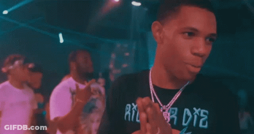 A Man Wearing A Black Shirt That Says I Never Die GIF