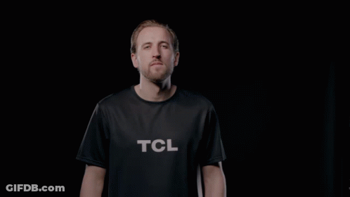 A Man Wearing A Black T-Shirt That Says Tcl On It GIF