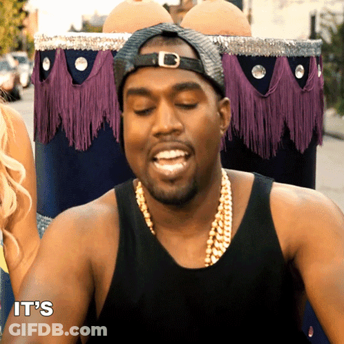 A Man Wearing A Black Tank Top And A Hat With The Word It 'S On His Arm GIF