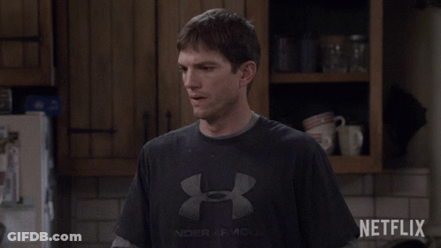 A Man Wearing A Black Under Armour Shirt GIF