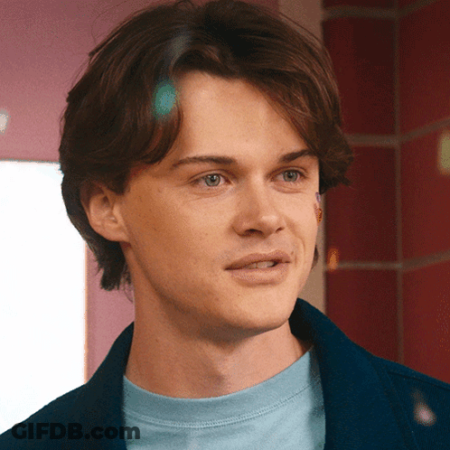 Man In Blue Shirt And Jacket GIF