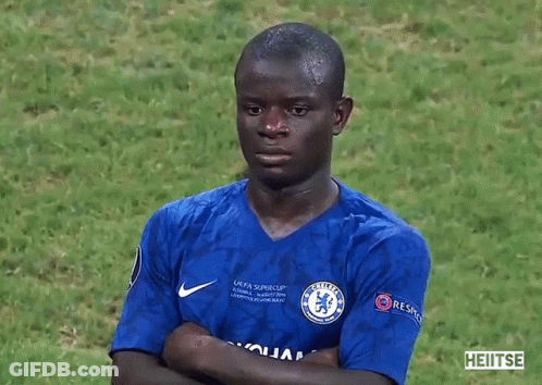 A Man Wearing A Blue Shirt That Says Uefa Super Cup On It GIF