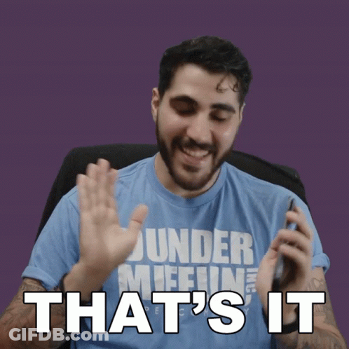 A Man Wearing A Blue Shirt That Says " Under Mifflin " GIF