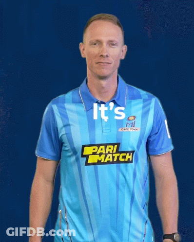 A Man Wearing A Blue Shirt With The Words It 'S Game Time On It GIF