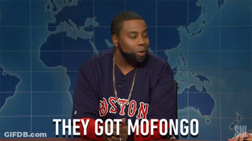 A Man Wearing A Boston Red Sox Shirt Giving A Thumbs Up GIF