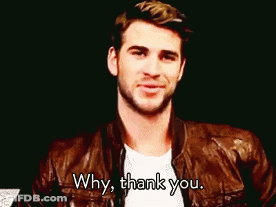 A Man Wearing A Brown Leather Jacket Is Saying Why Thank You . GIF