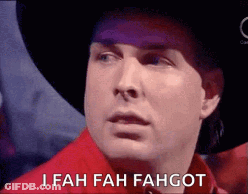 A Man Wearing A Cowboy Hat And A Red Shirt Is Saying I Fah Fah Fah Got . GIF