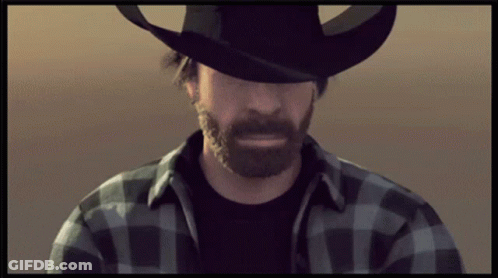 A Man Wearing A Cowboy Hat And Plaid Shirt GIF