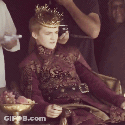 A Man Wearing A Crown Is Sitting On A Throne GIF
