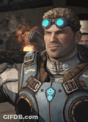 A Man Wearing A Goggles And A Shield With The Letter S On It GIF