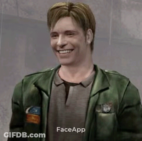 A Man Wearing A Green Jacket And A Brown Shirt Is Smiling . GIF