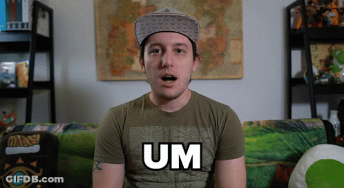 A Man Wearing A Green Shirt That Says Um GIF