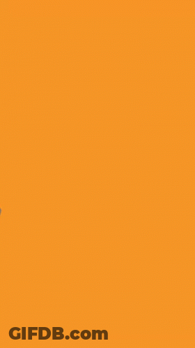 A Man Wearing A Hard Hat And Safety Vest Walks On An Orange Background GIF