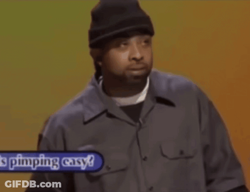 A Man Wearing A Hat And A Gray Shirt Is Saying Hell Yeah . GIF