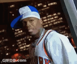 A Man Wearing A Hat And A Jersey That Says Ny GIF