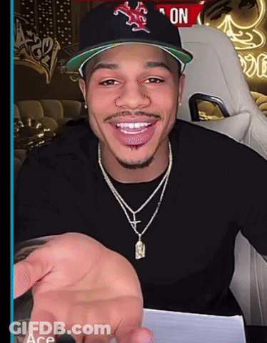Man Wearing Hat And Necklace Ace GIF