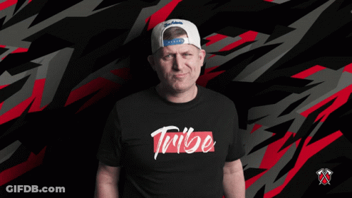 A Man Wearing A Hat And A T-Shirt That Says " You Talkin To Me " GIF