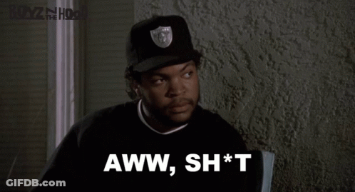 Man Wearing Hat Says Aww Sh*t GIF