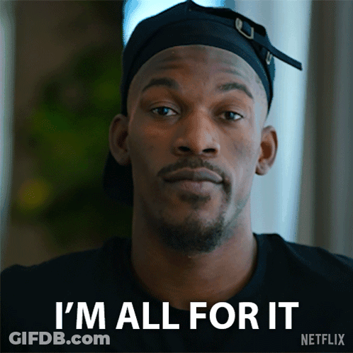 A Man Wearing A Hat Says I 'M All For It Netflix GIF