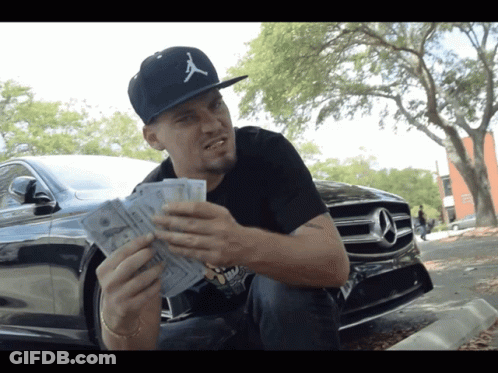 A Man Wearing A Hat That Says ' A ' On It GIF