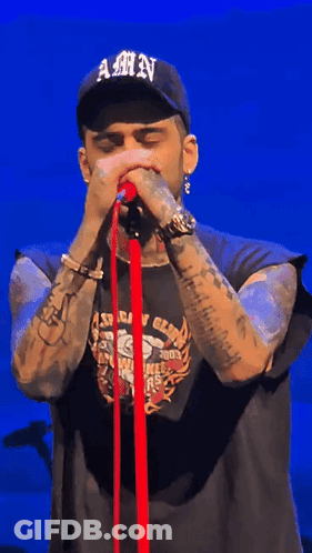 A Man Wearing A Hat That Says Amn On It GIF