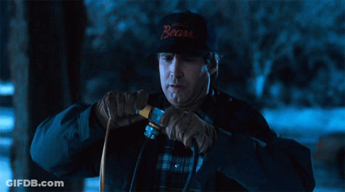 A Man Wearing A Hat That Says ' Bears ' On The Front GIF