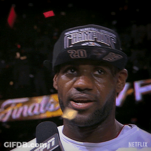 A Man Wearing A Hat That Says Champions 20 On It GIF