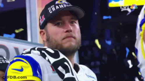 A Man Wearing A Hat That Says ' Sb Champ ' On It GIF