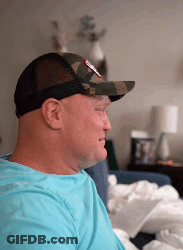 Man Wearing Supreme Hat GIF