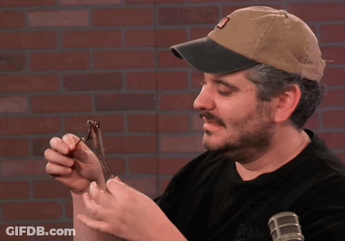 A Man Wearing A Hat With The Letter A On It GIF