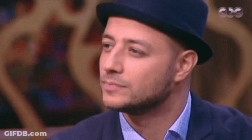 A Man Wearing A Hat With The Letters Cdc On The Bottom Right GIF