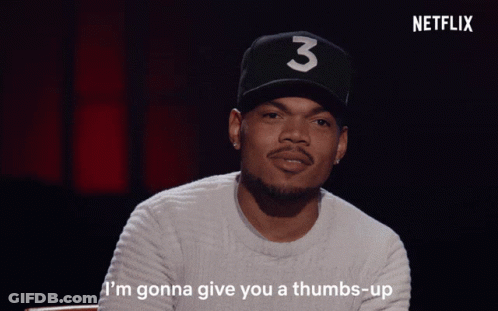 A Man Wearing A Hat With The Number 3 On It Is Giving A Thumbs Up GIF