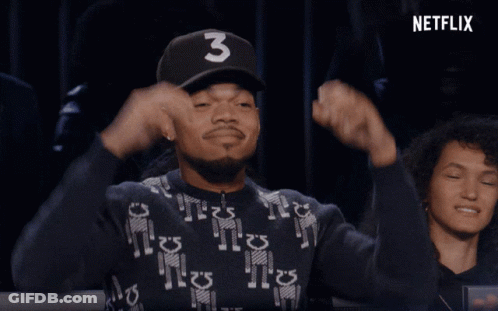 A Man Wearing A Hat With The Number Three On It GIF