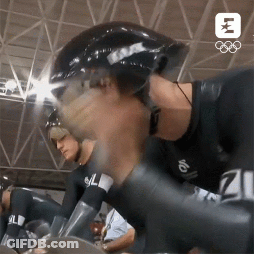 A Man Wearing A Helmet With The Letter L On The Bottom GIF