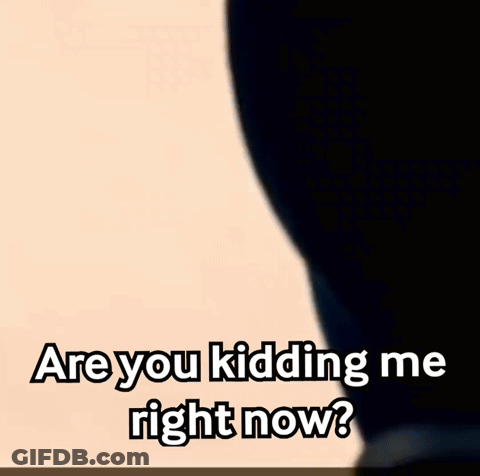 A Man Wearing A Hooded Jacket And A Hat Says " Are You Kidding Me Right Now ? " GIF
