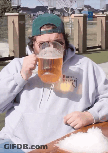 A Man Wearing A Hoodie That Says Bounce Tackle On It GIF