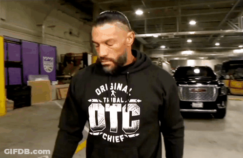 A Man Wearing A Hoodie That Says Otc Chief On It GIF