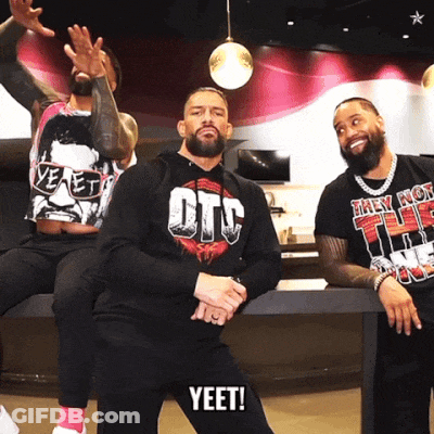 A Man Wearing A Hoodie That Says Otc Is Dancing GIF