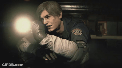 A Man Wearing A Jacket With A Badge That Says R.p.d. On It GIF