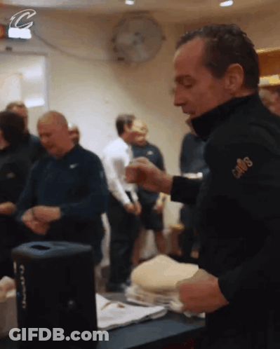 A Man Wearing A Jacket With The Word Cowboys On The Sleeve GIF
