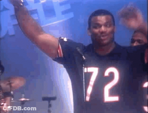 A Man Wearing A Jersey That Says 72 On It GIF