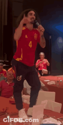 A Man Wearing A Jersey With The Number 4 On It GIF