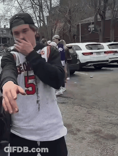 A Man Wearing A Jersey With The Number 5 GIF
