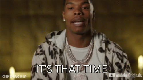 A Man Wearing A Leopard Print Jacket And A Necklace Says It 'S That Time . GIF