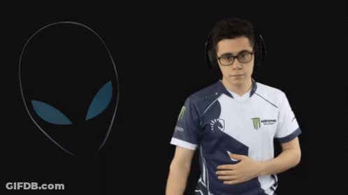 Man In Monster Energy Shirt Giving Thumbs Down GIF