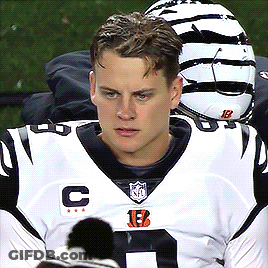 A Man Wearing A Nfl Jersey With The Letter C On The Front GIF