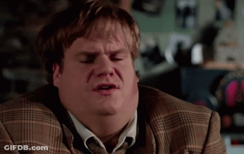 A Man Wearing A Plaid Jacket And Tie Making A Funny Face GIF